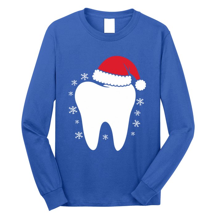 Funny Dental Assistant Christmas Tooth Dentist Gift Long Sleeve Shirt