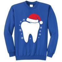 Funny Dental Assistant Christmas Tooth Dentist Gift Tall Sweatshirt