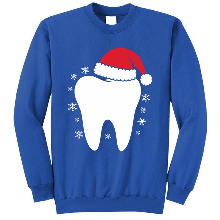 Funny Dental Assistant Christmas Tooth Dentist Gift Tall Sweatshirt