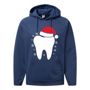 Funny Dental Assistant Christmas Tooth Dentist Gift Performance Fleece Hoodie