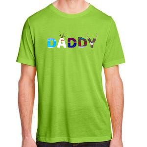 Frozen Dad And Mom Birthday Daddy Family Party Snowman Adult ChromaSoft Performance T-Shirt