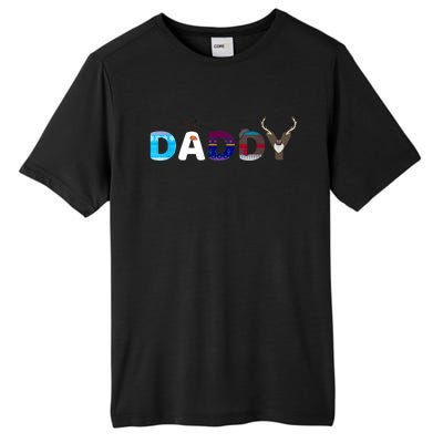 Frozen Dad And Mom Birthday Daddy Family Party Snowman Tall Fusion ChromaSoft Performance T-Shirt