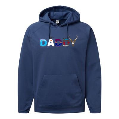 Frozen Dad And Mom Birthday Daddy Family Party Snowman Performance Fleece Hoodie