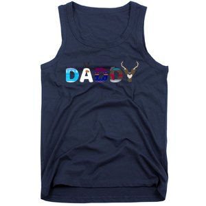 Frozen Dad And Mom Birthday Daddy Family Party Snowman Tank Top