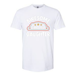 Fathers Day Awesome Like My Daughter Softstyle CVC T-Shirt