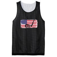 Father's Day American Flag Golf Gift Golf Dad Mesh Reversible Basketball Jersey Tank