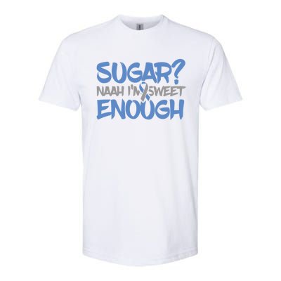 Funny Diabetes Awareness Cute Gift T1d T2d Diabetic Pancreas Cool Gift Softstyle CVC T-Shirt