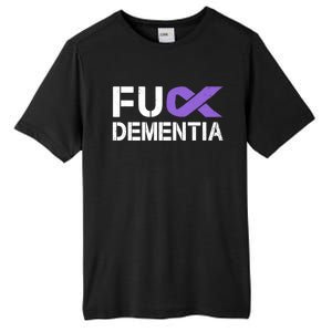 Fuck Detia Awareness Gift Purple Ribbon Support Warrior Gift Tall Fusion ChromaSoft Performance T-Shirt