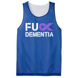 Fuck Detia Awareness Gift Purple Ribbon Support Warrior Gift Mesh Reversible Basketball Jersey Tank