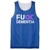 Fuck Detia Awareness Gift Purple Ribbon Support Warrior Gift Mesh Reversible Basketball Jersey Tank