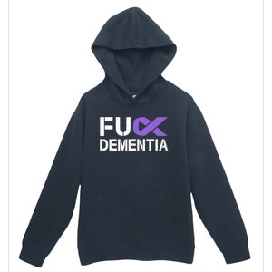 Fuck Detia Awareness Gift Purple Ribbon Support Warrior Gift Urban Pullover Hoodie