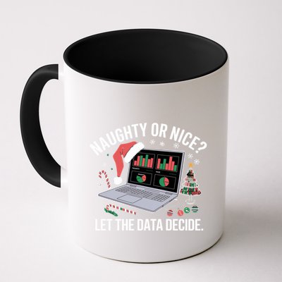 Funny Data Analyst Christmas Pun For Data Nerds Funny Gift Coffee Mug