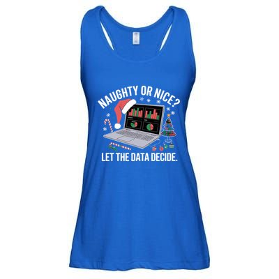 Funny Data Analyst Christmas Pun For Data Nerds Funny Gift Ladies Essential Flowy Tank