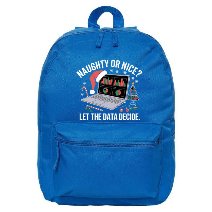 Funny Data Analyst Christmas Pun For Data Nerds Funny Gift 16 in Basic Backpack