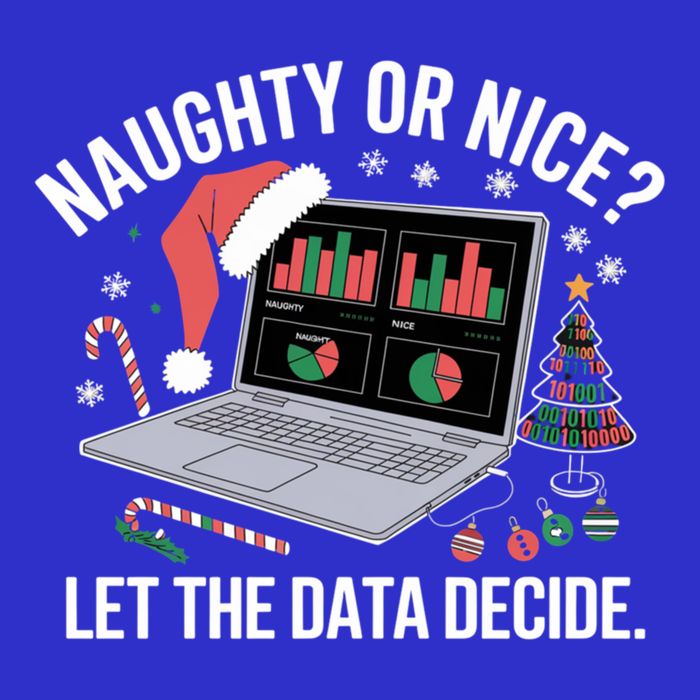 Funny Data Analyst Christmas Pun For Data Nerds Funny Gift Poster