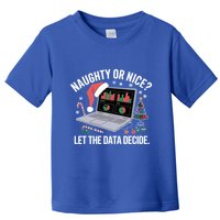 Funny Data Analyst Christmas Pun For Data Nerds Funny Gift Toddler T-Shirt