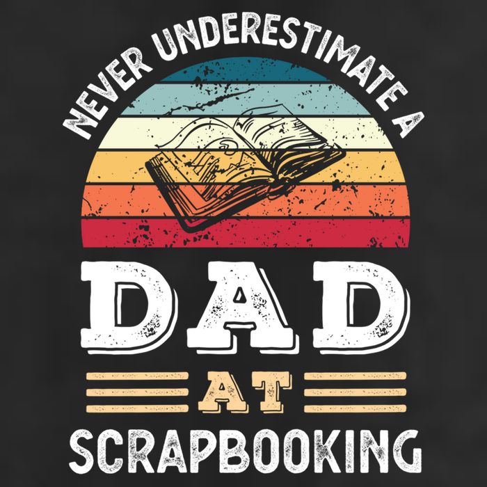 Funny Dad At Scrapbooking Fathers Day Gift Adult Drive Performance Visor