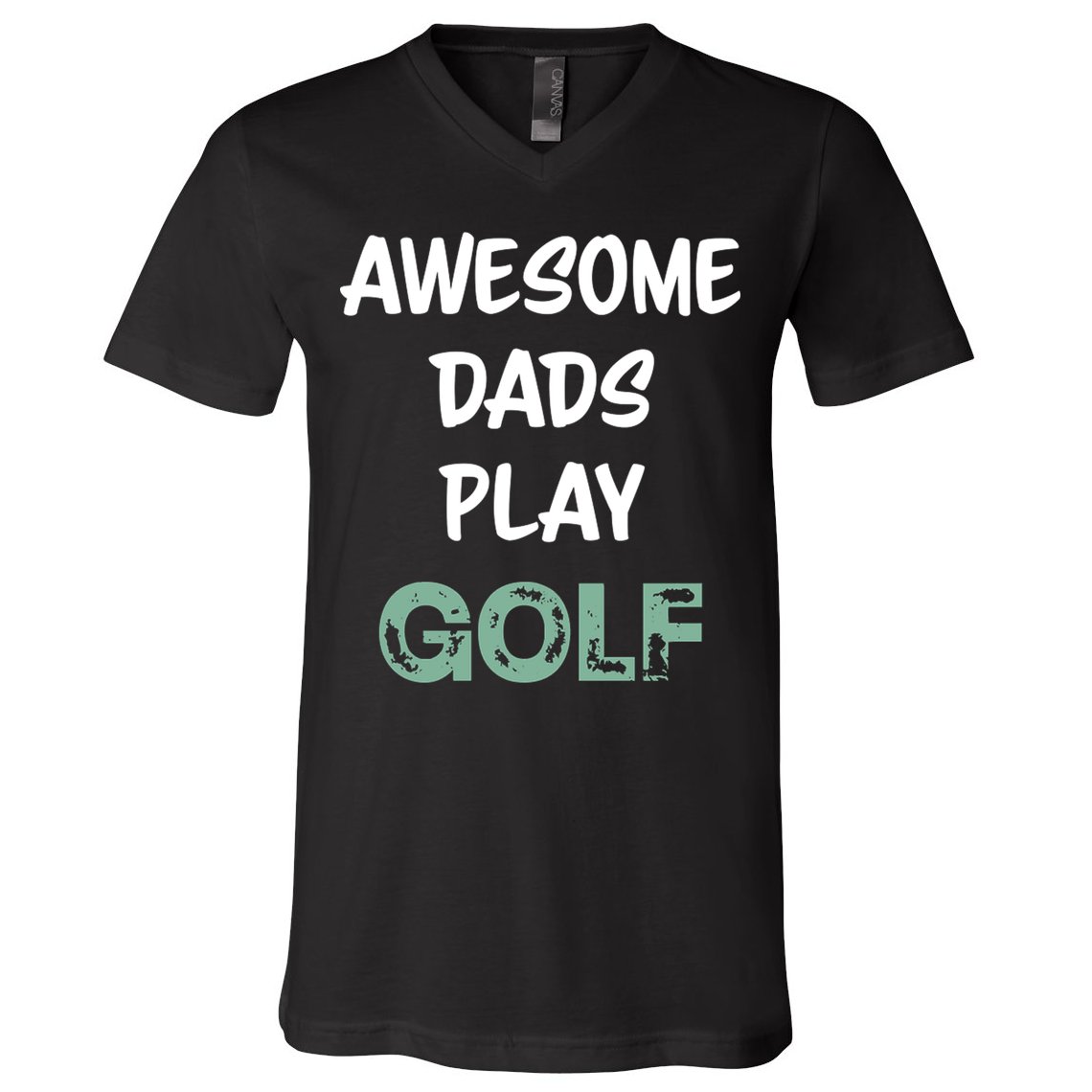 Father's Day Awesome Dad Golf Funny Golf Gift For Dad V-Neck T-Shirt