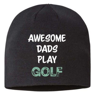 Father's Day Awesome Dad Golf Funny Golf Gift For Dad Sustainable Beanie