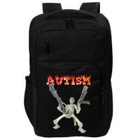 Funny Design Autism Skeleton Impact Tech Backpack