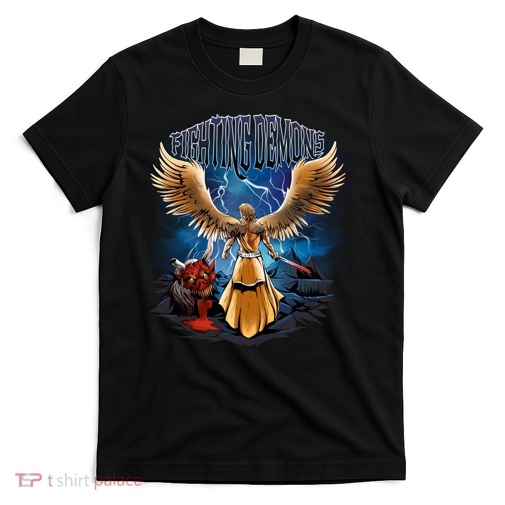 Fighting Demons Angel In Action T-Shirt
