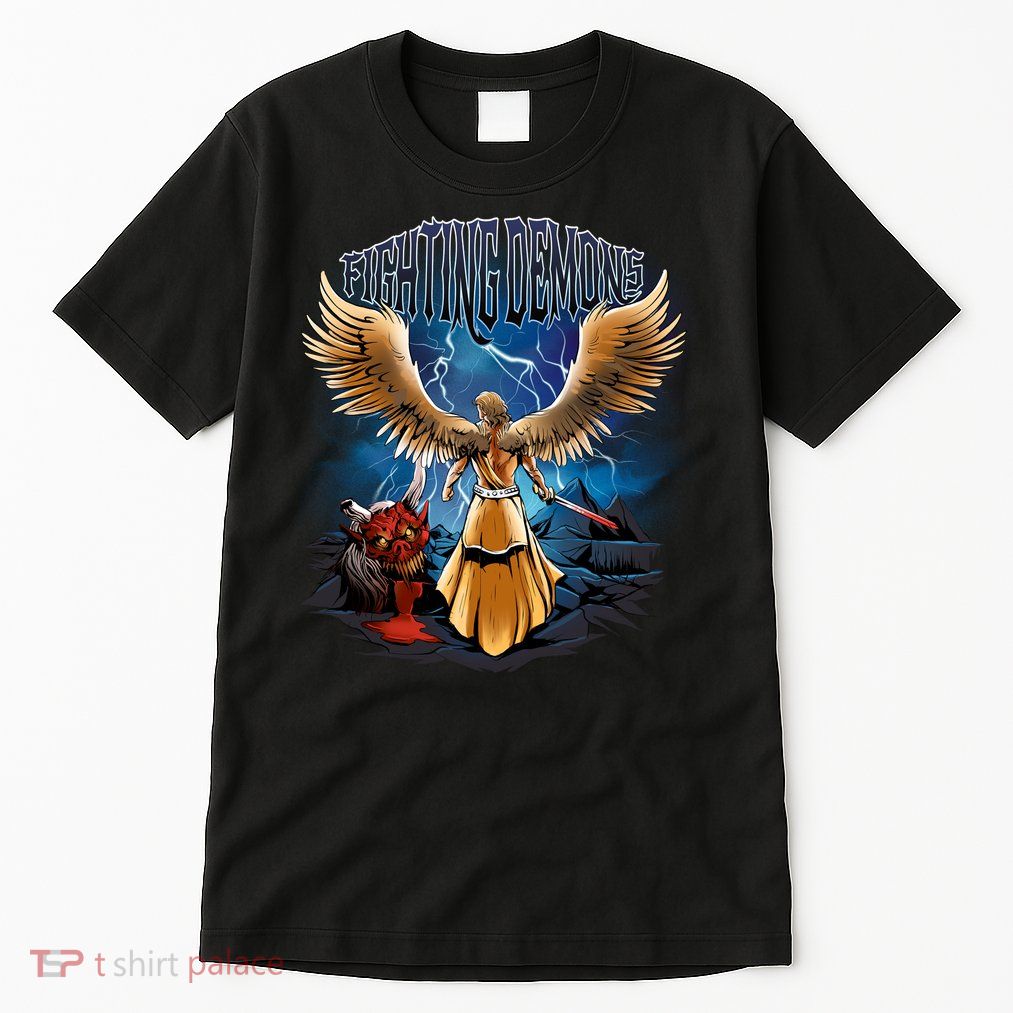 Fighting Demons Angel In Action Tall T-Shirt
