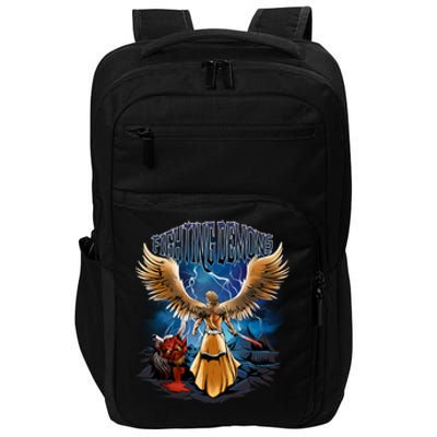 Fighting Demons Angel In Action Impact Tech Backpack