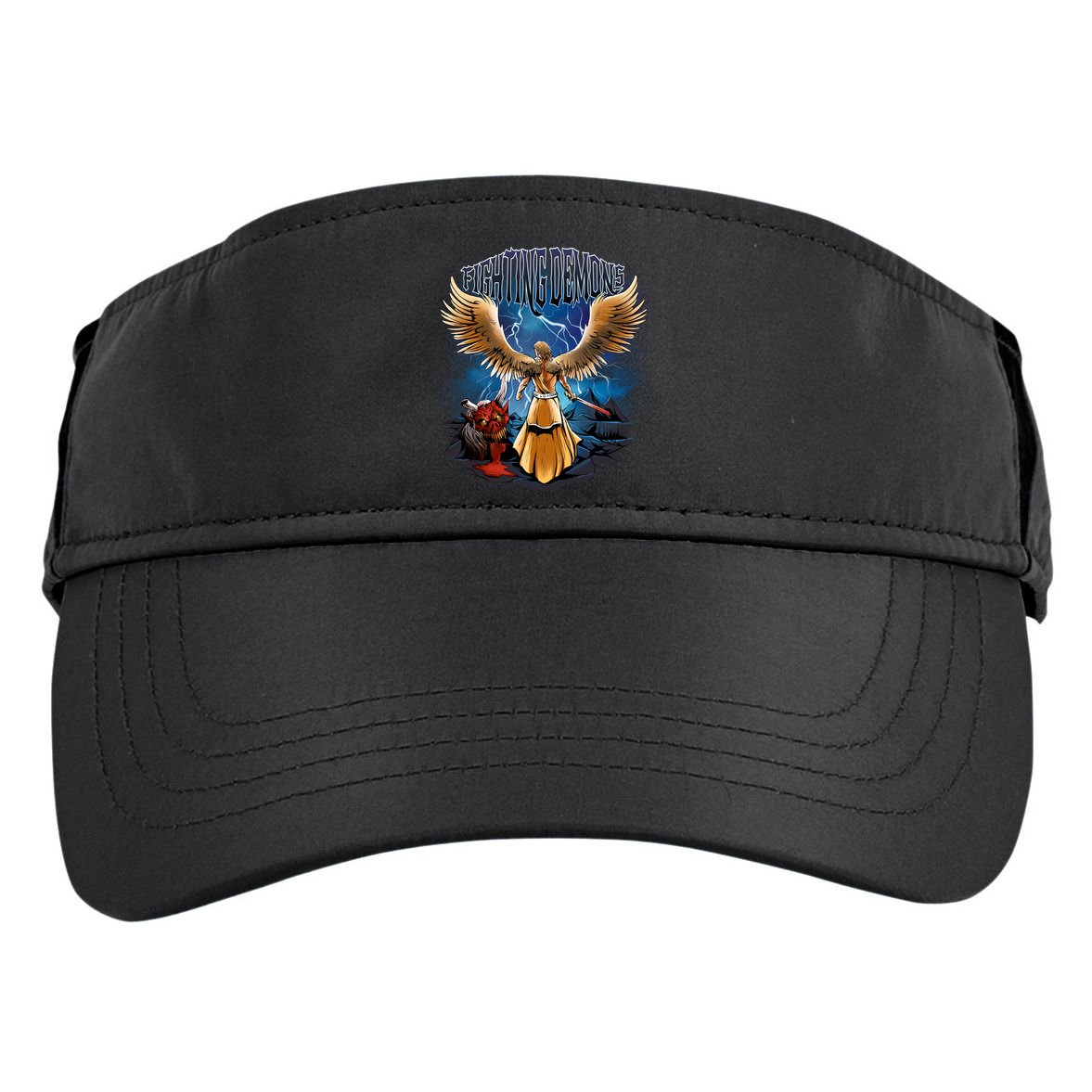 Fighting Demons Angel In Action Adult Drive Performance Visor