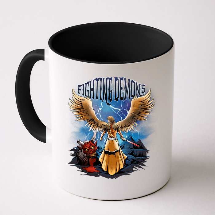 Fighting Demons Angel In Action Mug