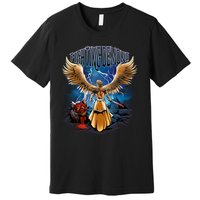 Fighting Demons Angel In Action Premium T-Shirt