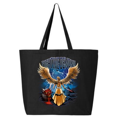 Fighting Demons Angel In Action 25L Jumbo Tote