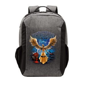 Fighting Demons Angel In Action Vector Backpack