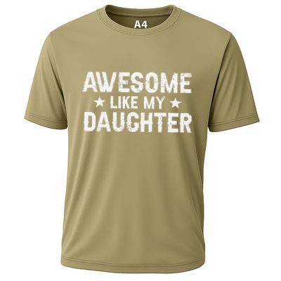 Funny Dad Awesome Like My Daughter Daddy FatherS Day Performance Shirt