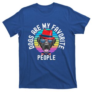 Funny Dogs Are My Favorite People Gift T-Shirt