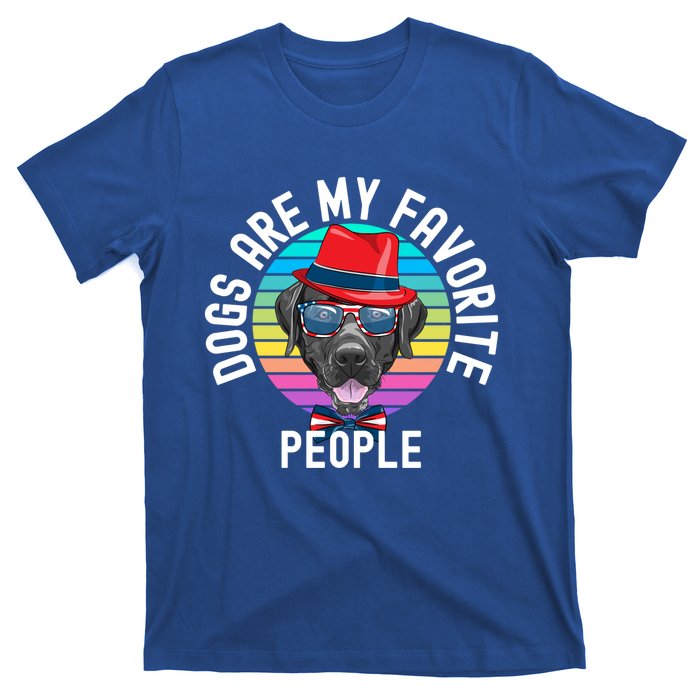 Funny Dogs Are My Favorite People Gift T-Shirt