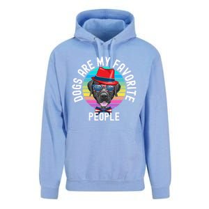 Funny Dogs Are My Favorite People Gift Unisex Surf Hoodie