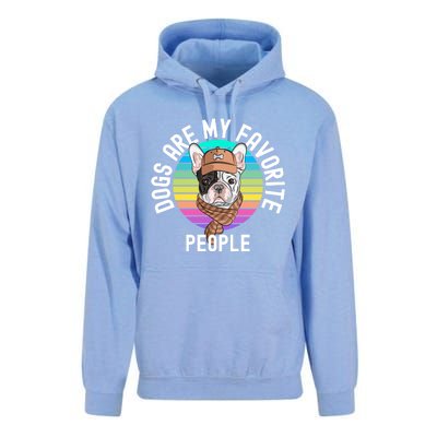 Funny Dogs Are My Favorite People Gift Unisex Surf Hoodie