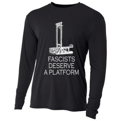 Fascists Deserve A Platform Cooling Performance Long Sleeve Crew