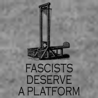 Fascists Deserve A Platform 7-Panel Snapback Hat