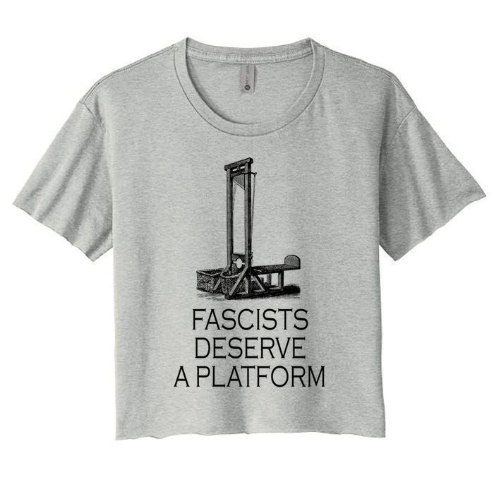 Fascists Deserve A Platform Crop Top