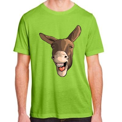 Funny Donkey Art For Donkey Lover Farm Animal Adult ChromaSoft Performance T-Shirt