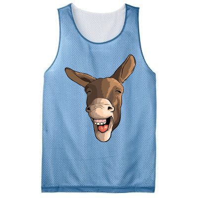 Funny Donkey Art For Donkey Lover Farm Animal Mesh Reversible Basketball Jersey Tank