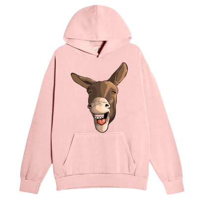 Funny Donkey Art For Donkey Lover Farm Animal Urban Pullover Hoodie