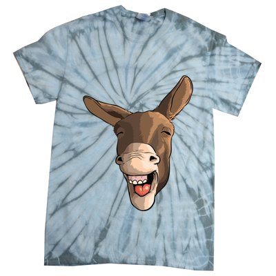 Funny Donkey Art For Donkey Lover Farm Animal Tie-Dye T-Shirt