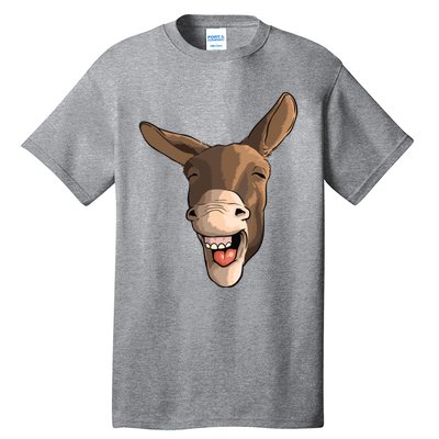 Funny Donkey Art For Donkey Lover Farm Animal Tall T-Shirt