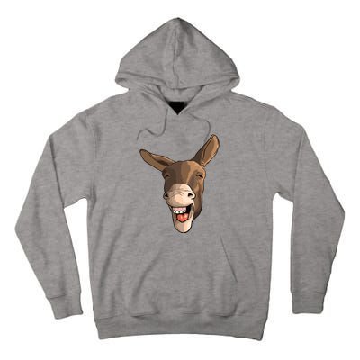 Funny Donkey Art For Donkey Lover Farm Animal Tall Hoodie