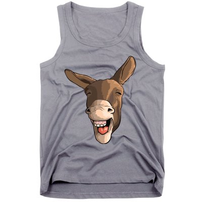 Funny Donkey Art For Donkey Lover Farm Animal Tank Top