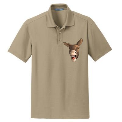 Funny Donkey Art For Donkey Lover Farm Animal Dry Zone Grid Polo