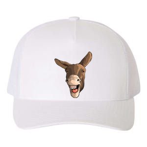 Funny Donkey Art For Donkey Lover Farm Animal Yupoong Adult 5-Panel Trucker Hat