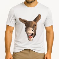 Funny Donkey Art For Donkey Lover Farm Animal Cooling Performance Crew T-Shirt